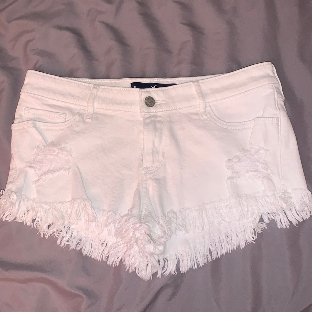 Hollister White Shorts